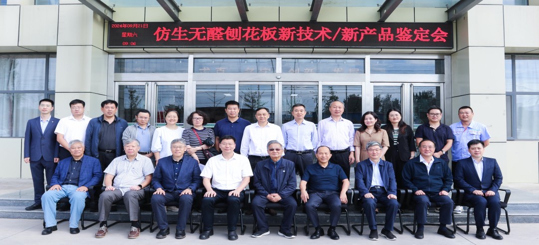 重磅！新港集團和東北林業(yè)大學共同研發(fā)的仿生無醛刨花板新技術(shù)/新產(chǎn)品通過4項“國際領先”水平鑒定!